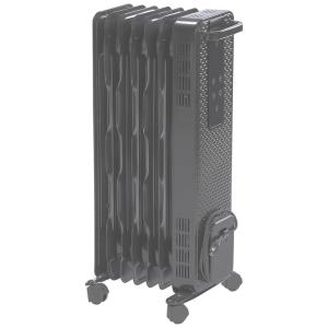 Aquecedor Elétrico Portátil de Óleo com 4 Modos, Proteção Contra Superaquecimento, Controle Remoto, Termostato e Temporizador, 110V 1500W