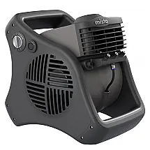 Ventilador de Nebulização Externa com 3 Velocidades para Esportes, Camping, Decks e Pátios, 110V, Lasko, Cinza e Preto