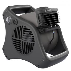 Ventilador de Nebulização Externa com 3 Velocidades para Esportes, Camping, Decks e Pátios, 110V, Lasko, Cinza e Preto