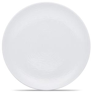 Prato em Porcelana com Formato Redondo e Seguro para Micro-ondas, Noritake 43813-537, Branco