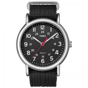 Relógio Unissex Analógico com Pulseira de Nylon, Timex T2N647, Preto