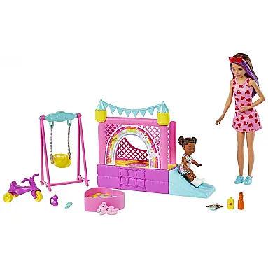Boneca Barbie Babá com Parquinho