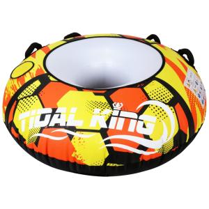 Boia Rebocável Aquática para 2 Pessoas, Amarela, TIDAL KING, Amarelo