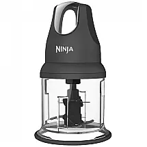 Mini Processador de Alimentos Ninja Food Chopper NJ110GR 200 W 16 oz Picar e Moer Cinza