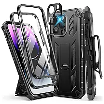 Capa para Iphone 14 Pro Max de Alta Resistencia Nível Militar, FNTCASE, Preta