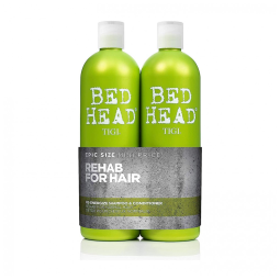 Shampoo e Condicionador 750 ml Profissional para Cuidados Diários, Todos os Tipos de Cabelo, TIGI 612676, Verde
