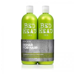 Shampoo e Condicionador 750 ml Profissional para Cuidados Diários, Todos os Tipos de Cabelo, TIGI 612676, Verde