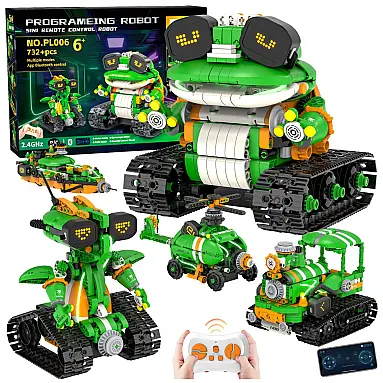 Kit robô trator e sapo