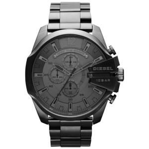 Relógio Masculino Mega Chief Cronógrafo de Quartzo, escuro, escuro, DIESEL DZ4282, Cinza escuro