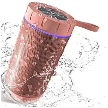 Caixa de Som Bluetooth sem Fio Portátil à Prova d IPX7, 25W, até 36H, COMISO X26L, Preto