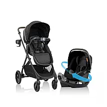 Cadeirinha Evenflo Shyft Intuiti+ Sistema de Viagem Preta com Revolve180 Rotacional 1,4 a 13,6 kg