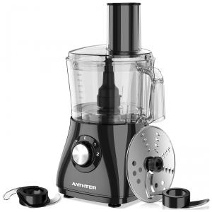 Processador de Alimentos 7 xícaras com Acessórios, 110V 600W, Food, Preto