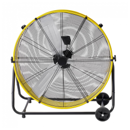 Ventilador Industrial Albott 91 cm Amarelo, Alta Velocidade, 3 Velocidades, 455W, Modelo GFJ001, 110V