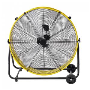 Ventilador Industrial Albott 91 cm Amarelo, Alta Velocidade, 3 Velocidades, 455W, Modelo GFJ001, 110V
