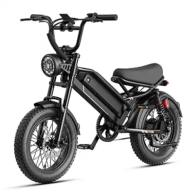 Bicicleta elétrica Jasion YR16 preta