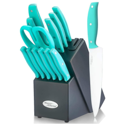 Conjunto de Facas, 14 Peças, Aço Inoxidável, MARCO ALMOND KYA24, Prateado