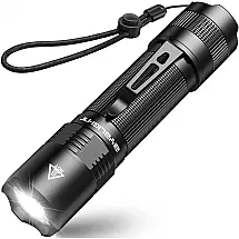 Lanterna LED CREE XPG2 S3 de 800 Lúmens Fabricado em Liga de Alumínio à Prova Dágua, BYB F18, Preto
