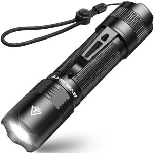 Lanterna LED CREE XPG2 S3 de 800 Lúmens Fabricado em Liga de Alumínio à Prova Dágua, BYB F18, Preto