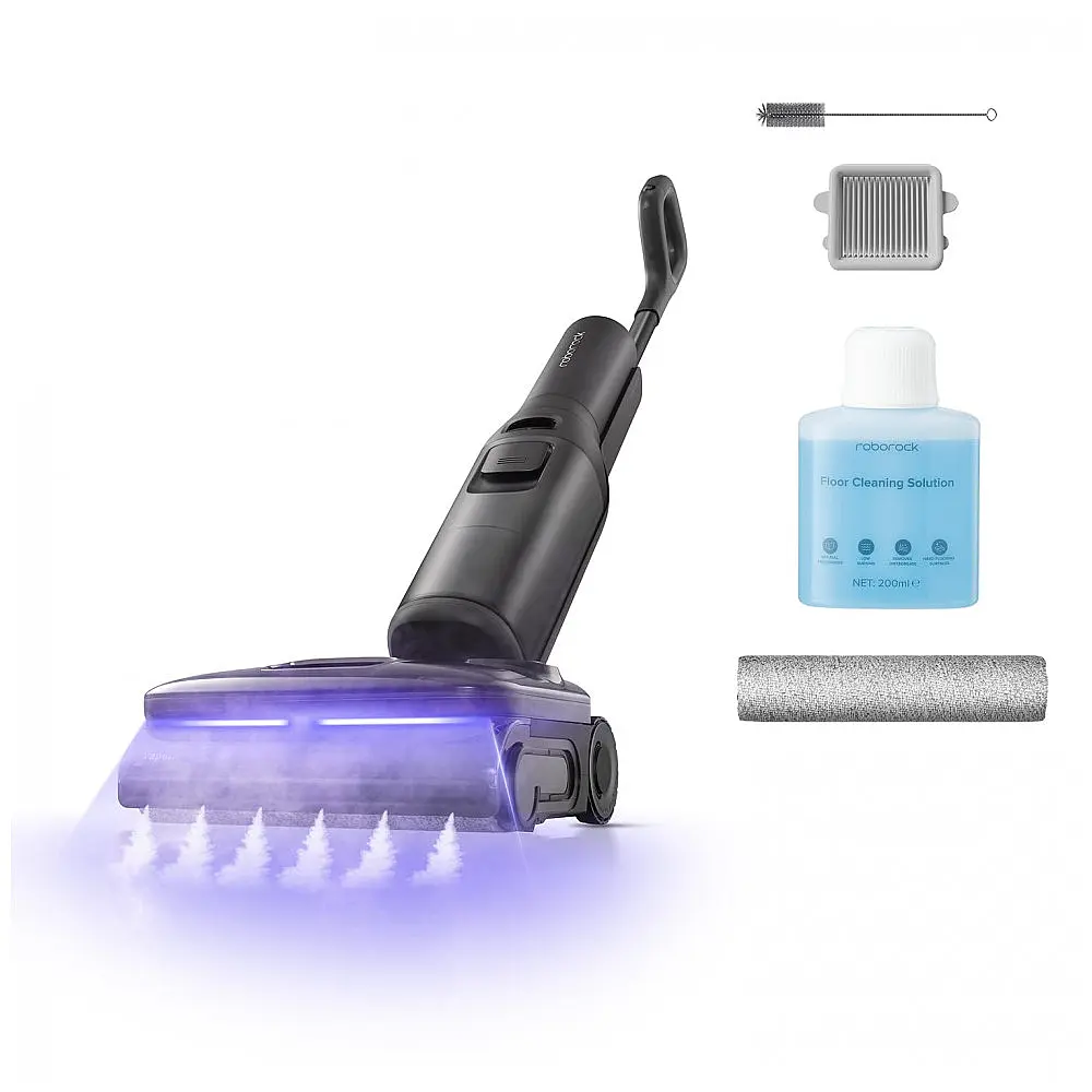 Aspirador e Lavadora de Piso a Vapor roborock F25 Steam 25.000Pa Autolimpeza Térmica 120V