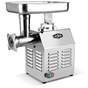 TC 765W 1HP moedor de carne elétrico de aço inoxidável moedor de carne para restaurante, delicatessen, casa, KWS KITCHENWARE STATION ME 12