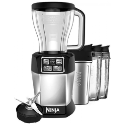 Ninja Liquidificador Profissional c, 2 Copo de Aço Inoxidável 700 mL 1 Jarra Plástico 1.4 L, 1000W