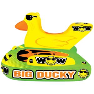 Boia Rebocável Inflável Para 3 Pessoas, Resistente, Amarela, WOW SPORTS 18 1140, Amarelo