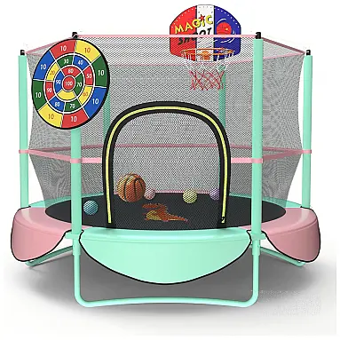 Gardenature Mini Trampolim 1,85m com