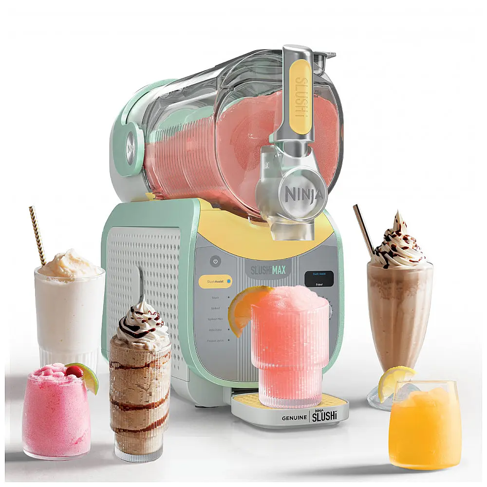 Máquina de bebidas congeladas Ninja SLUSHi Max XXL Smart Mint 4,4L 110V com 6 programas automáticos