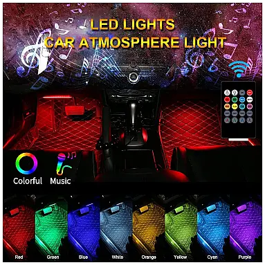 Luz LED Automotiva Decorativa Interna
