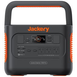 Gerador de Energia Solar Portátil com 1512Wh de Capacidade e 2 Portas PD de 100W, 110V, Jackery Explorer 1500 Pro