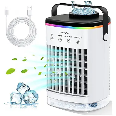 Climatizador Portátil com 4 Velocidades,