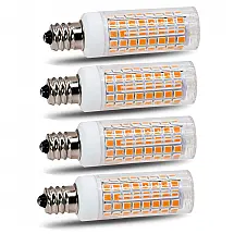 Lâmpada Led com 850 Lumens 3000K na Cor Branca Quente, 100W, 4 Un, 110v, YOUBIAO ZHOU E11, Branco