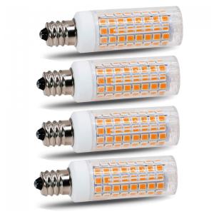 Lâmpada Led com 850 Lumens 3000K na Cor Branca Quente, 100W, 4 Un, 110v, YOUBIAO ZHOU E11, Branco