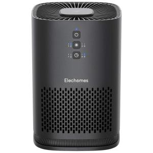 Elechomes EPI081 Purificador de Ar c, Filtro HEPA H13, Área até 20 m2, 13W, Preto