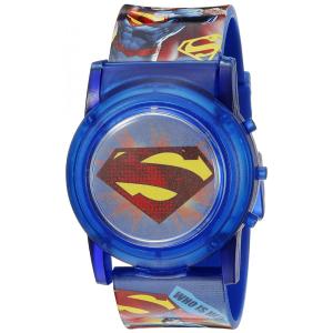 Relógio Analógico de Quartzo para Crianças de 5 até 12 Anos, DC Comics Superman, Azul
