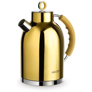 ASCOT Chaleira Elétrica Aço Inoxidável 1,6L, 1500W, Cobre