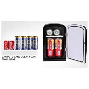 Mini Geladeira Automotiva 6 Litros até 8 Latas 12V e 110V Ideal para Escritório Carro