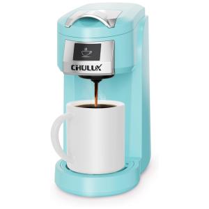 Cafeteira Elétrica Expresso Reservatório 1.4 L, 800W, 110v, CHULUX, Preto