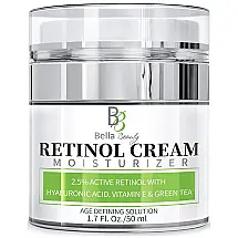 Facial Anti Idade Orgânico com Retino el Vitamina E para Mulheres, 50 mL, ECCO BELLA BEAUTY, Prateado