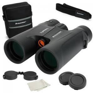 Binóculos 8x42 À prova d e Bolsa de zenamento, Visão 110 Metros, CELESTRON 71346, Preto