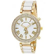 Relógio Feminino com pulseira em U.S., U.S. POLO ASSN. USC40065, Dorado