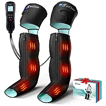Massageador Elétrico de Compressão para Pernas e Pés SLOTHMORE, 4 Modos e 4 Intensidades, Cinza