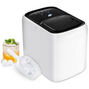 Máquina de Gelo até 16 kg em 24H Portátil, 150W, Branca, 110v, CHEFJOY, Branco