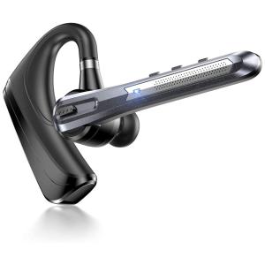 GPEESTRAC Fone de ouvido sem Fio Headset Bluetooth para Chamadas com Microfone, Preto