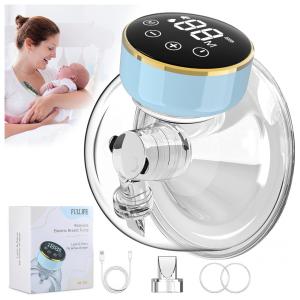 Bomba Tira Leite FULLIFE Unica Elétrica Portátil 3 Modos 9 Níveis com Tela Inteligente, Dourada