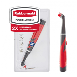 Escova de Limpeza Elétrica sem Fio para Limpeza Pesada com Cabo Ergonômico, Rubbermaid