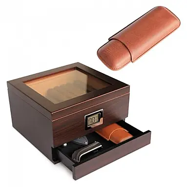 Umidificador para Charutos Case Elegance
