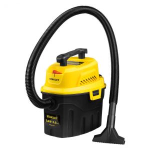 Aspirador de Pó Portátil para Carro com Capacidade de 11,37L para Uso Úmido e Seco, 110V, Stanley 3CV, Preto e Amarelo