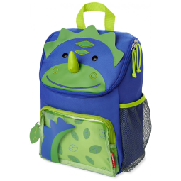 Mochila Escolar Infantil 3D Skip Hop Dinossauro para Crianças, Azul