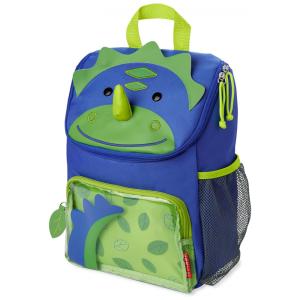 Mochila Escolar Infantil 3D Skip Hop Dinossauro para Crianças, Azul